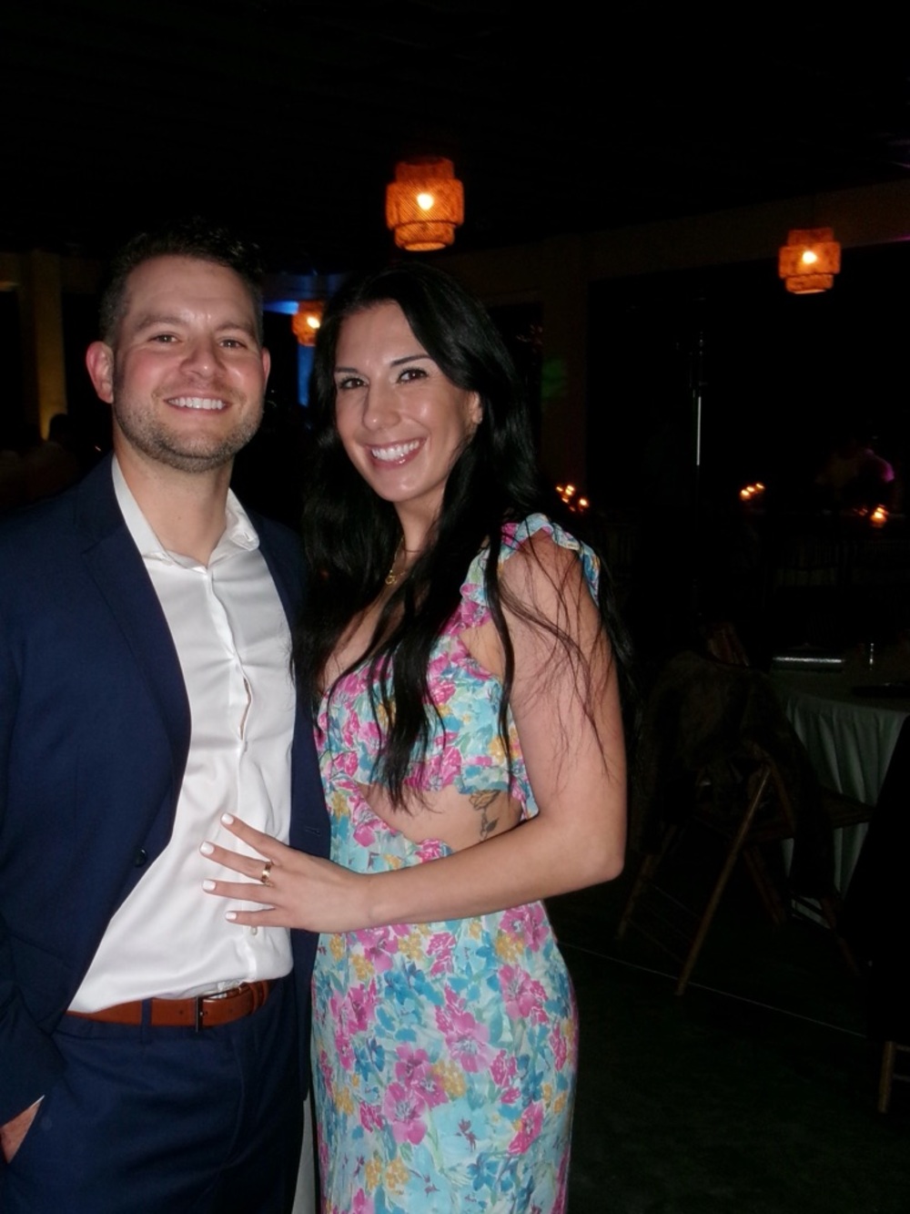 Show Me Your MuMu Floral Midi Dress in Blue, Pink, Yellow - Picture 10 of 10